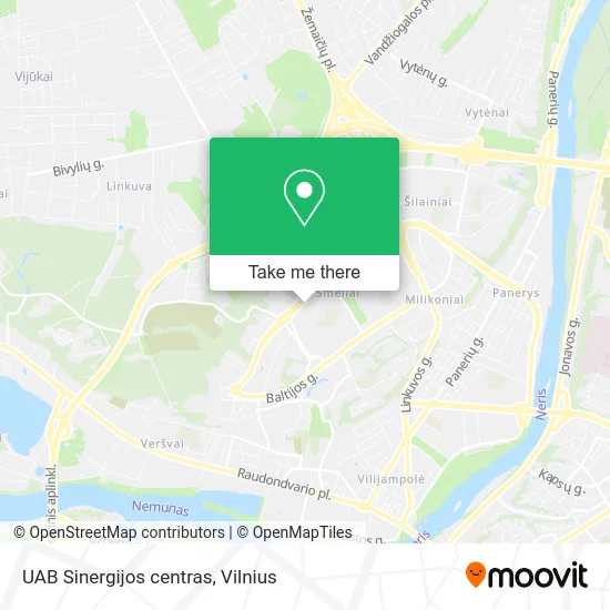 Карта UAB Sinergijos centras