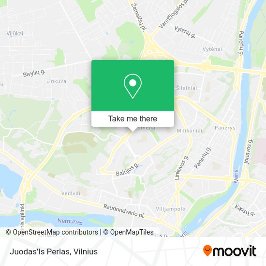 Карта Juodas'Is Perlas