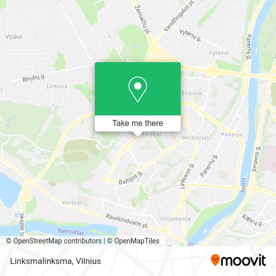 Карта Linksmalinksma