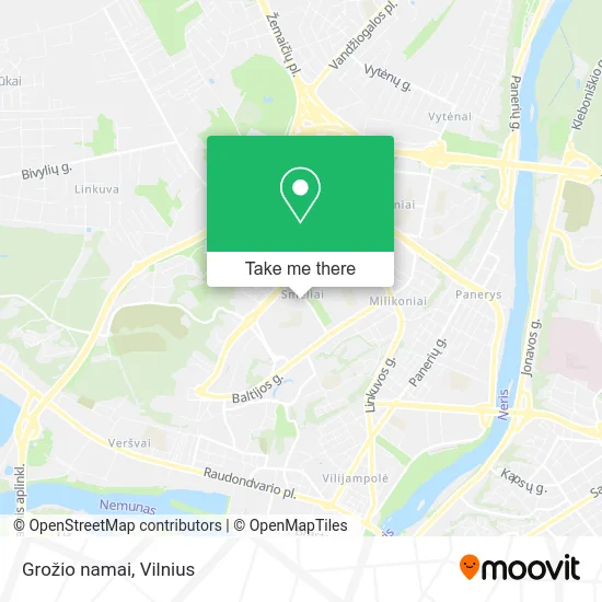 Карта Grožio namai