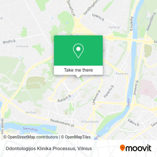 Карта Odontologijos Klinika Processus