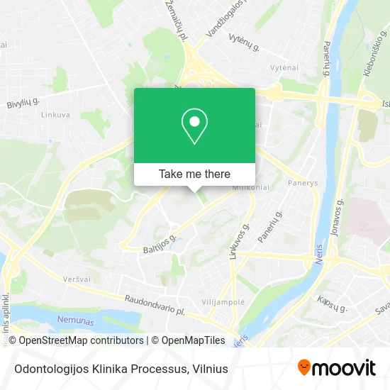 Карта Odontologijos Klinika Processus