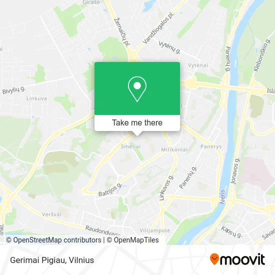 Карта Gerimai Pigiau