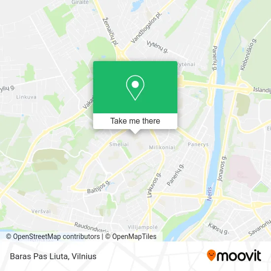 Карта Baras Pas Liuta