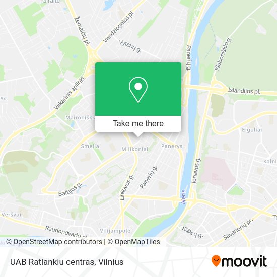 Карта UAB Ratlankiu centras