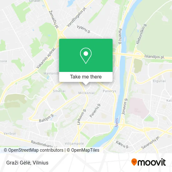 Карта Graži Gėlė