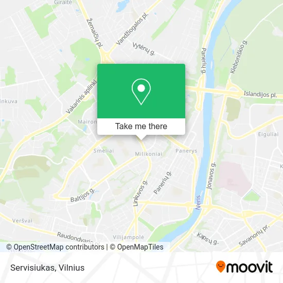 Карта Servisiukas
