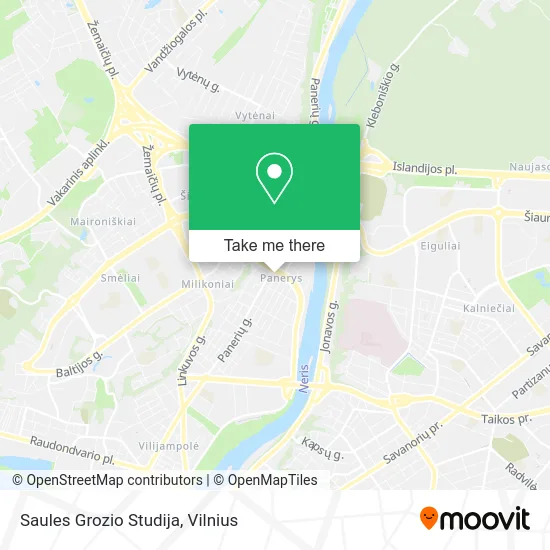 Карта Saules Grozio Studija