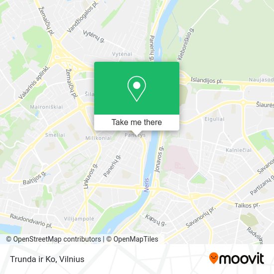 Карта Trunda ir Ko