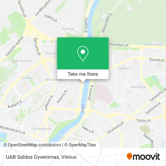 Карта UAB Saldus Gyvenimas