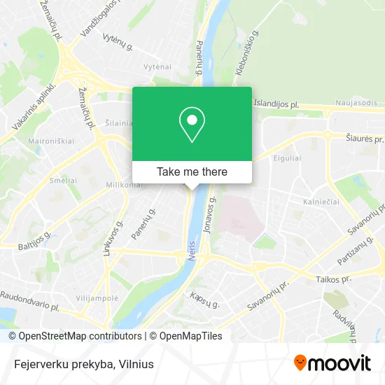 Карта Fejerverku prekyba