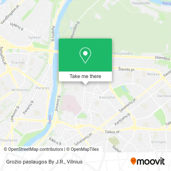 Карта Grožio paslaugos By J.R.