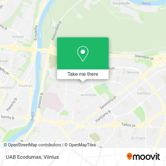 UAB Ecodumas map