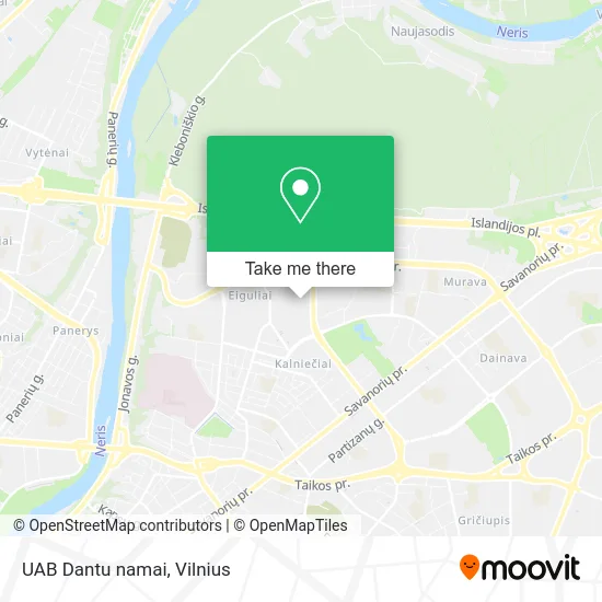 Карта UAB Dantu namai