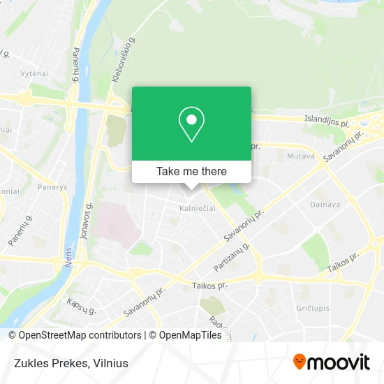 Карта Zukles Prekes