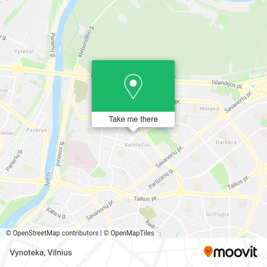 Карта Vynoteka