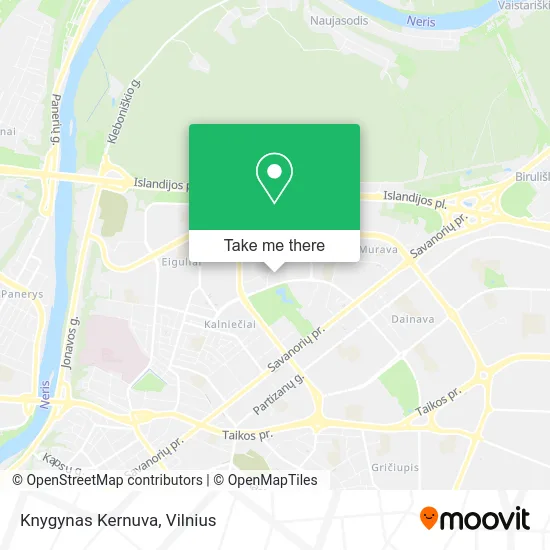 Карта Knygynas Kernuva