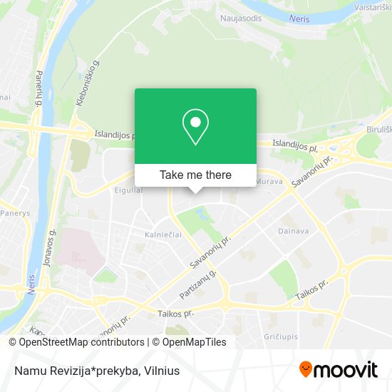 Карта Namu Revizija*prekyba
