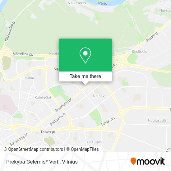 Карта Prekyba Gelemis* Verl.