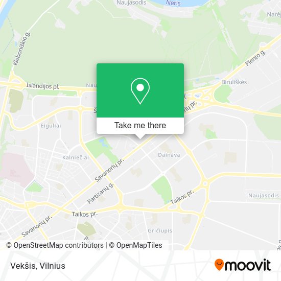 Карта Vekšis