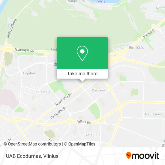 UAB Ecodumas map