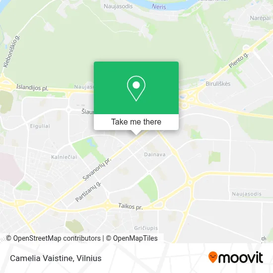 Camelia Vaistine map