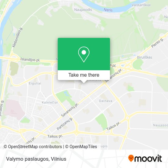 Карта Valymo paslaugos