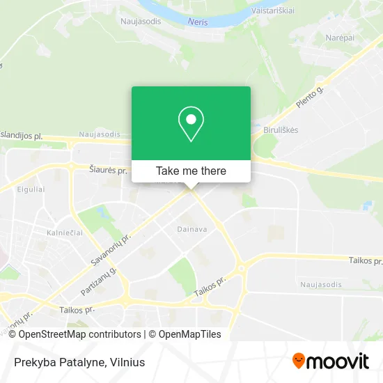 Карта Prekyba Patalyne
