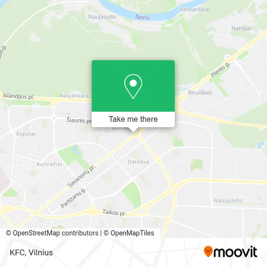 KFC map