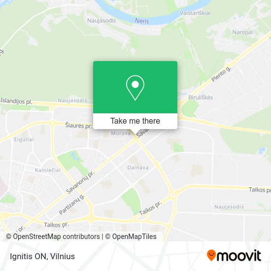Карта Ignitis ON