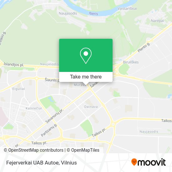 Карта Fejerverkai UAB Autoe