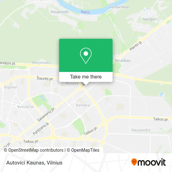 Карта Autovici Kaunas