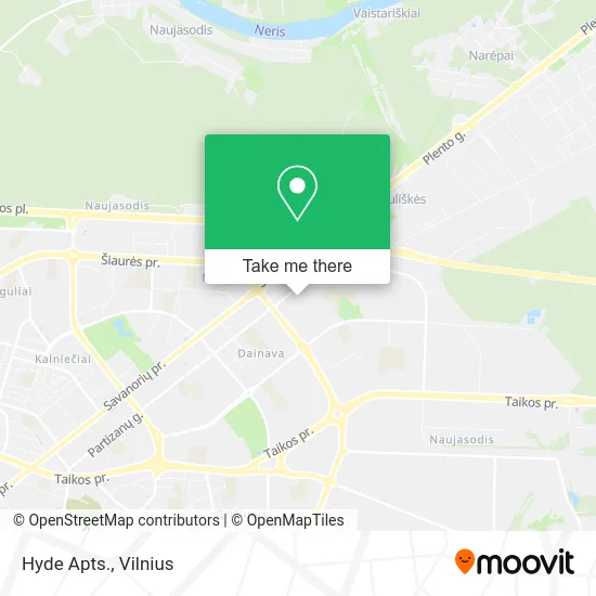 Карта Hyde Apts.