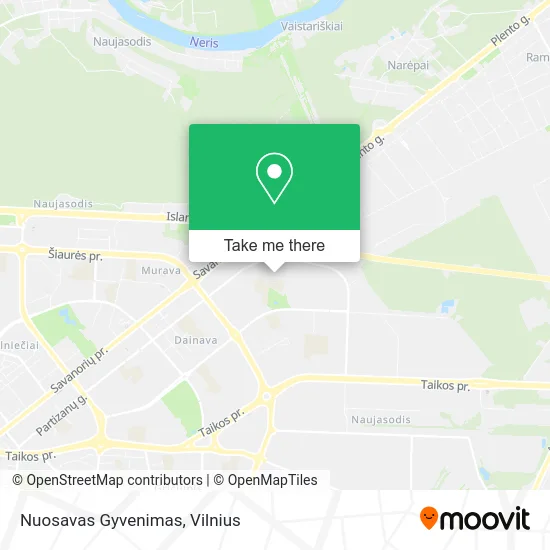 Карта Nuosavas Gyvenimas