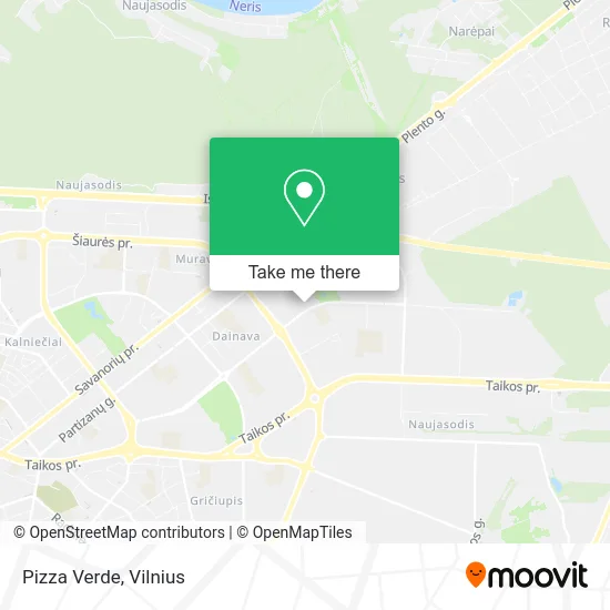 Карта Pizza Verde