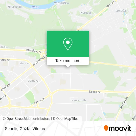 Senelių Gūžta map