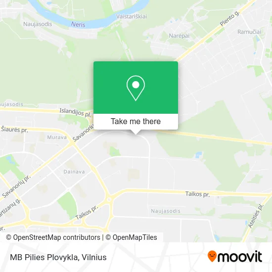 Карта MB Pilies Plovykla