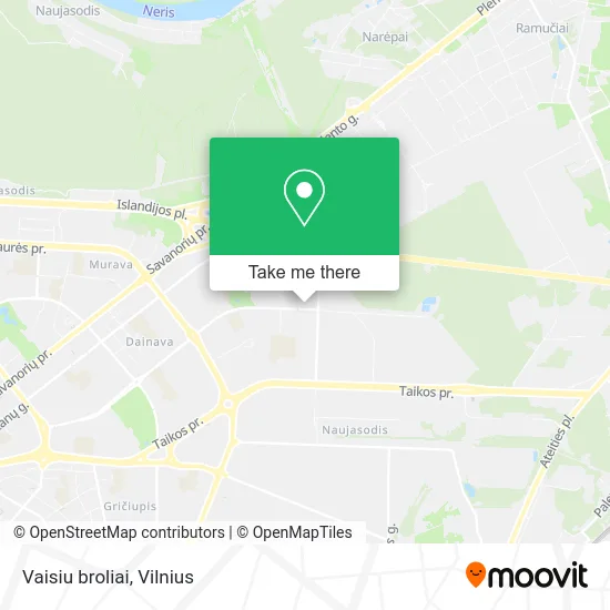 Карта Vaisiu broliai