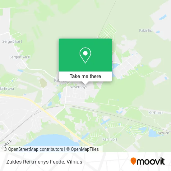 Карта Zukles Reikmenys Feede