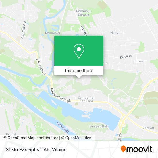 Карта Stiklo Paslaptis UAB