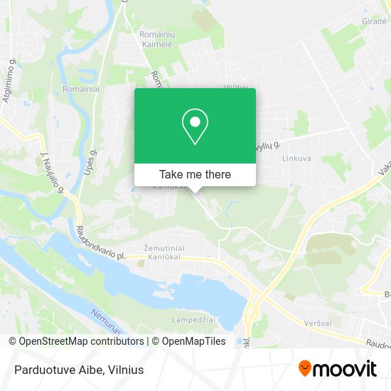 Карта Parduotuve Aibe