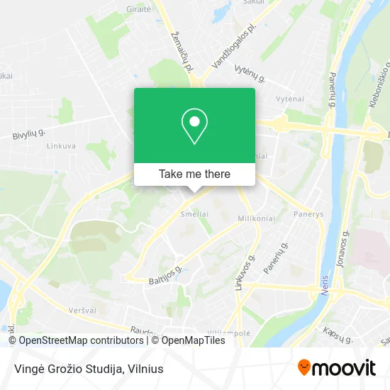 Карта Vingė Grožio Studija