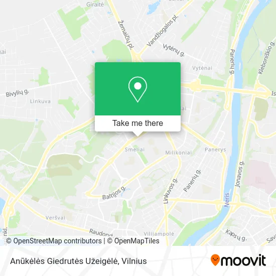 Карта Anūkėlės Giedrutės Užeigėlė