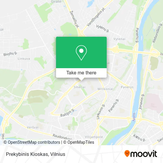 Карта Prekybinis Kioskas
