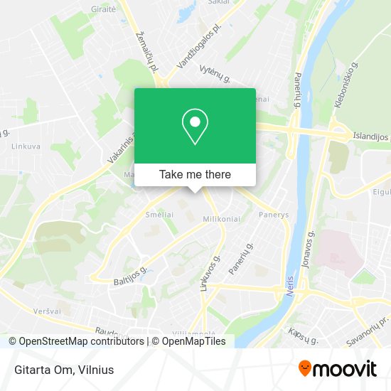 Карта Gitarta Om