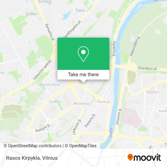 Rasos Kirpykla map