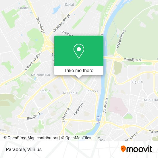Карта Parabolė