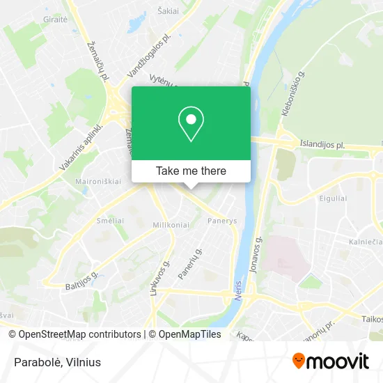 Карта Parabolė