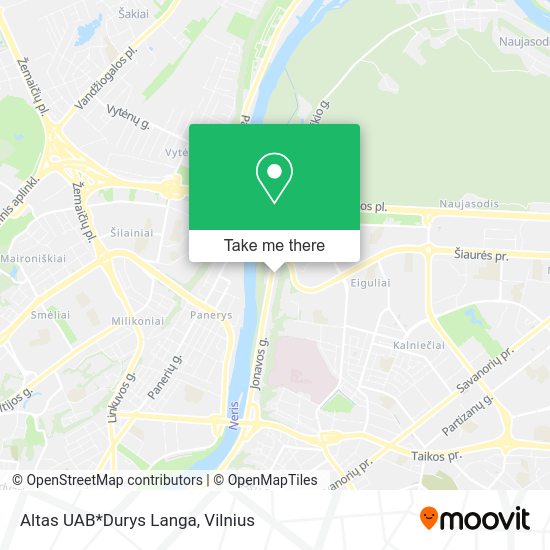 Карта Altas UAB*Durys Langa
