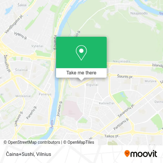 Карта Čaina+Sushi